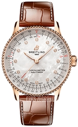 Breitling Navitimer Automatic 36 Biały/Skóra Ø36 mm R17327211A1P1