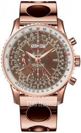 Breitling Montbrillant Datora Brązowy/18 karatowe różowe złoto Ø43 mm R2133012-Q537-220R