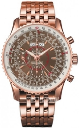 Breitling Montbrillant Datora Brązowy/18 karatowe różowe złoto Ø43 mm R2133012-Q537-441R