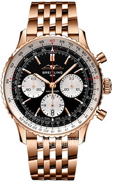 Breitling Navitimer B01 Chronograph 43 Czarny/18 karatowe różowe złoto Ø43 mm RB0138211B1R1