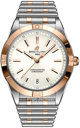 Breitling Chronomat Automatic 36 Biały/18 karatowe różowe złoto Ø36 mm U10380101A1U1