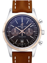 Breitling Transocean Chronograph Bronz/Skóra Ø43 mm UB015212-Q594-433X-A20BA.1