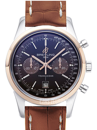 Breitling Transocean Chronograph Bronz/Skóra Ø43 mm UB015212-Q594-737P-A20BA.1