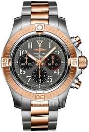 Breitling Avenger B01 Chronograph 45 Szary/18 karatowe różowe złoto Ø45 mm UB01821A1B1U1