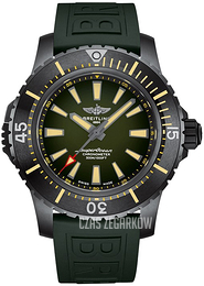 Breitling Superocean Automatic 48 Zielony/Guma Ø48 mm V17369241L1S2