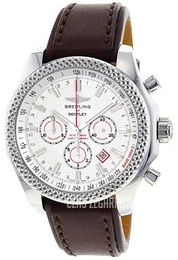 Breitling for Bentley Barnato Srebrny/Skóra Ø49 mm A2536821-G734-479X-A20BA.1