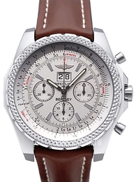 Breitling for Bentley 6.75 Srebrny/Skóra Ø49 mm A4436412-G679-443X-A20BA.1