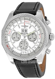 Breitling for Bentley 6.75 Srebrny/Skóra Ø49 mm A4436412-G679-478X-A20BA.1