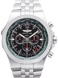 Breitling for Bentley GMT Czarny/Stal Ø49 mm A47362S4-B919-998A
