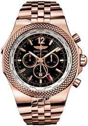 Breitling for Bentley GMT Czarny/18 karatowe różowe złoto Ø49 mm R4736212-B934-998R