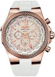 Breitling for Bentley GMT Srebrny/Guma Ø49 mm R4736212-G665-219S-R20D.3