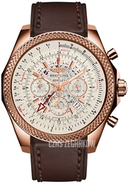Breitling for Bentley B04 GMT Srebrny/Skóra Ø49 mm RB043112-G775-479X-R20BA.1
