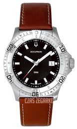 Bulova Accutron Czarny/Skóra Ø39 mm 26B57