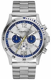 Bulova Caravelle Srebrny/Stal Ø44 mm 43A130