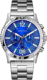 Bulova Caravelle Niebieski/Stal Ø44 mm 43A145