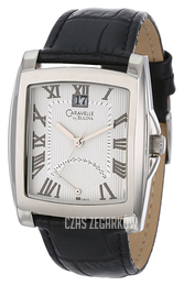 Bulova Caravelle Srebrny/Skóra 43B008