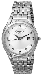 Bulova Caravelle Srebrny/Stal Ø38.5 mm 43B011