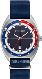 Bulova Caravelle Niebieski/Tkanina Ø40 mm 43B167