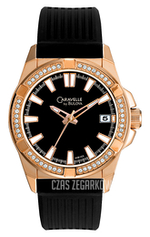 Bulova Caravelle Czarny/Guma Ø41 mm 44B103