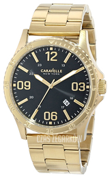 Bulova Caravelle Czarny/Stal w odcieniu złota Ø44 mm 44B104