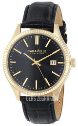 Bulova Caravelle Czarny/Skóra Ø41 mm 44B106