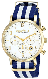 Bulova Caravelle Biały/Tkanina Ø40 mm 44B107