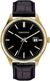 Bulova Caravelle Czarny/Skóra Ø41 mm 44B118