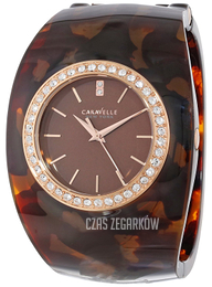 Bulova Caravelle Brązowy/Żywica z tworzywa sztucznego Ø46 mm 44L140