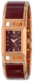 Bulova Caravelle Brązowy/Stal w kolorze różowego złota 44L141