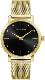 Bulova Caravelle Czarny/Stal w odcieniu złota Ø36 mm 44L256