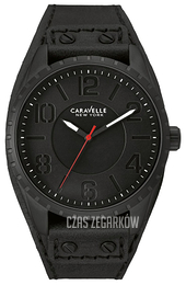 Bulova Caravelle Czarny/Skóra Ø44 mm 45B125