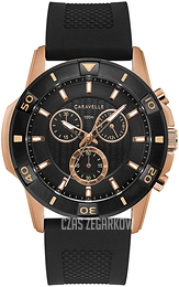 Bulova Caravelle Czarny/Guma Ø48 mm 45B157
