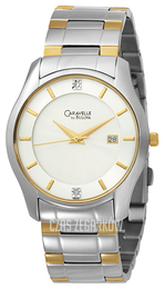Bulova Caravelle Biały/Stal w odcieniu złota Ø38 mm 45D001