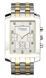 Bulova Caravelle Srebrny/Stal w odcieniu złota 45D002