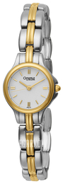 Bulova Caravelle Biały/Stal w odcieniu złota Ø21.5 mm 45L27