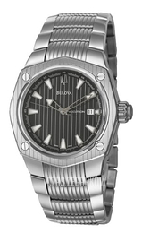 Bulova Accutron Czarny/Stal Ø42 mm 63B101