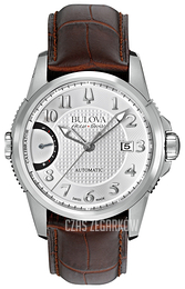 Bulova Dress Srebrny/Skóra Ø43 mm 63B171