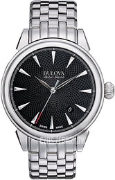 Bulova Czarny/Stal Ø42 mm 63B174