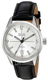 Bulova Dress Srebrny/Skóra Ø40 mm 63B176