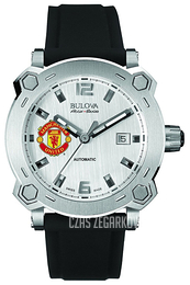 Bulova Accutron Srebrny/Guma Ø42 mm 63B195