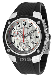 Bulova Accutron Srebrny/Guma Ø43 mm 65B140