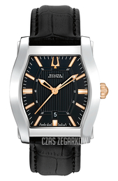 Bulova Accutron Czarny/Skóra 65B146