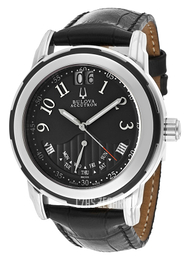 Bulova Accutron Czarny/Skóra Ø43 mm 65C103