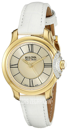 Bulova Diamond Szampański/Skóra Ø31 mm 65R163