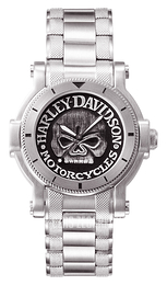 Bulova Harley-Davidson Czarny/Stal Ø40 mm 76A11