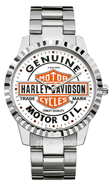 Bulova Harley-Davidson Biały/Stal Ø35 mm 76A129