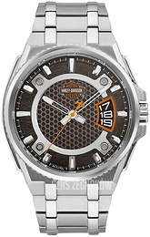Bulova Harley-Davidson Czarny/Stal Ø45 mm 76B180