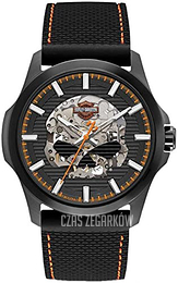 Bulova Harley-Davidson Czarny/Guma Ø52 mm 78A118