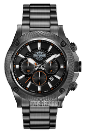 Bulova Harley-Davidson Czarny/Stal Ø38 mm 78B127