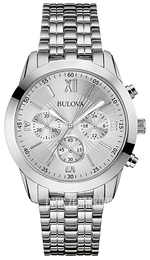 Bulova Srebrny/Stal Ø40 mm 96A163